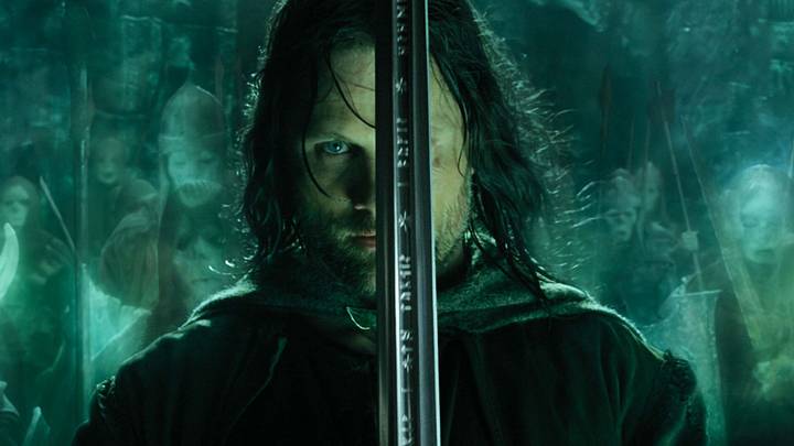 Aragon (Viggo Mortenson) in The Lord of the Rings: The Return of the King. (Courtesy of Fathom Entertainment) Aragon (Viggo Mortenson) in The Lord of the Rings: The Return of the King. (Courtesy of Fathom Entertainment)