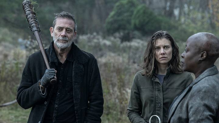Lauren Cohan as Maggie, Jeffrey Dean Morgan as Negan in The Walking Dead: Dead City Season 3, Episode 3 Lauren Cohan as Maggie, Jeffrey Dean Morgan as Negan in The Walking Dead: Dead City Season 3, Episode 3