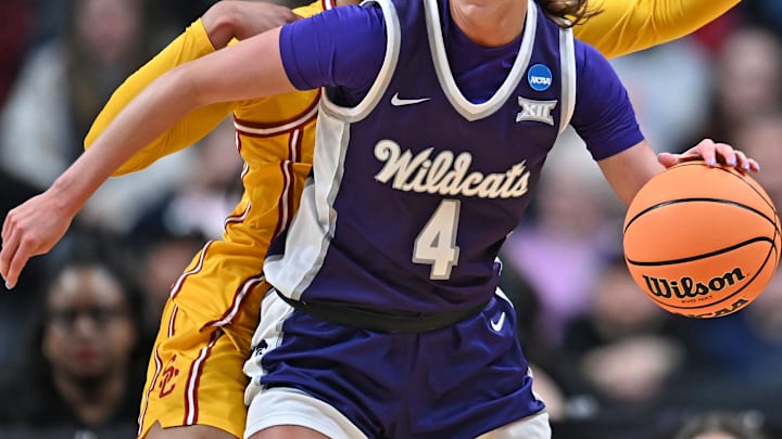 Kansas State Wildcats guard Serena Sundell Kansas State Wildcats guard Serena Sundell