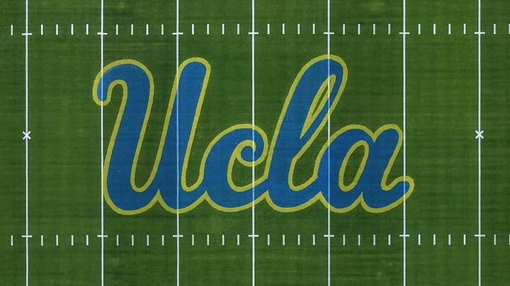 May 2, 2026; Pasadena, CA, USA; A general overall view of the UCLA Bruins and Big Ten Conference logos on the field at the Rose Bowl. Mandatory Credit: Kirby Lee-Imagn Images May 2, 2026; Pasadena, CA, USA; A general overall view of the UCLA Bruins and Big Ten Conference logos on the field at the Rose Bowl. Mandatory Credit: Kirby Lee-Imagn Images