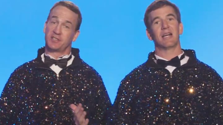 Peyton and Eli Manning created a musical to promote the upcoming season of the "ManningCast."