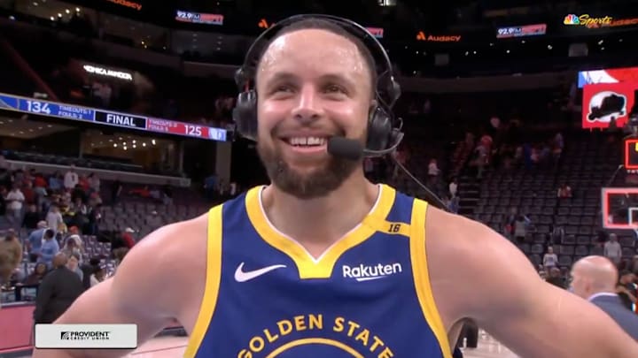 Golden State Warriors guard Steph Curry on April 1, 2024. Golden State Warriors guard Steph Curry on April 1, 2024.