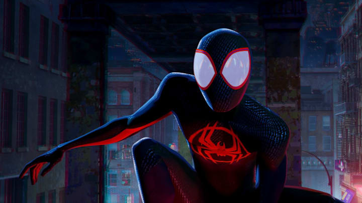 Spider-Man/Miles Morales (Shameik Moore) in Columbia Pictures and Sony Pictures Animations SPIDER-MAN: ACROSS THE SPIDER-VERSE.
