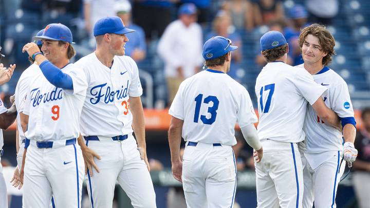 Florida's Brendan Lawson hit a walk-off home run in the Gators' win over Rider on Friday. Florida's Brendan Lawson hit a walk-off home run in the Gators' win over Rider on Friday.