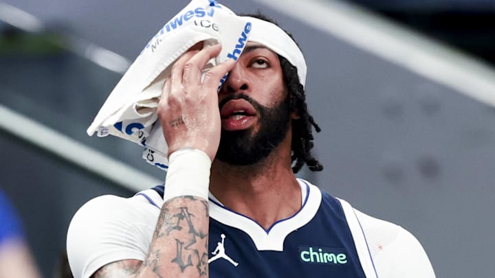Apr 2, 2025; Dallas, Texas, USA; Dallas Mavericks forward Anthony Davis (3): Kevin Jairaj-Imagn Images Apr 2, 2025; Dallas, Texas, USA; Dallas Mavericks forward Anthony Davis (3): Kevin Jairaj-Imagn Images