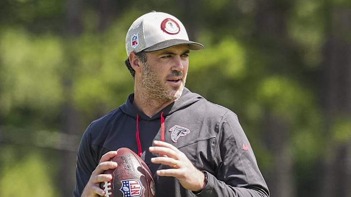 Atlanta Falcons offensive coordinator Zac Robinson has made great strides in his first season calling plays.