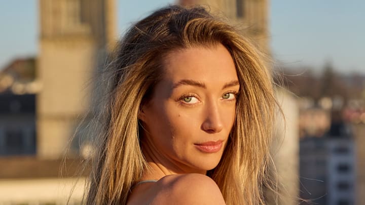 Penny Lane was photographed by Derek Kettela in Zurich, Switzerland. Penny Lane was photographed by Derek Kettela in Zurich, Switzerland.