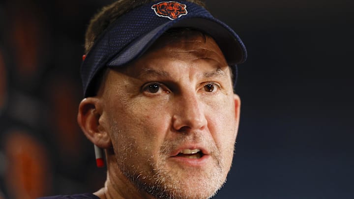 Chicago Bears defensive coordinator Dennis Allen 