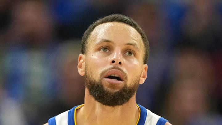 Golden State Warriors guard Stephen Curry during the fourth quarter against the Dallas Mavericks.