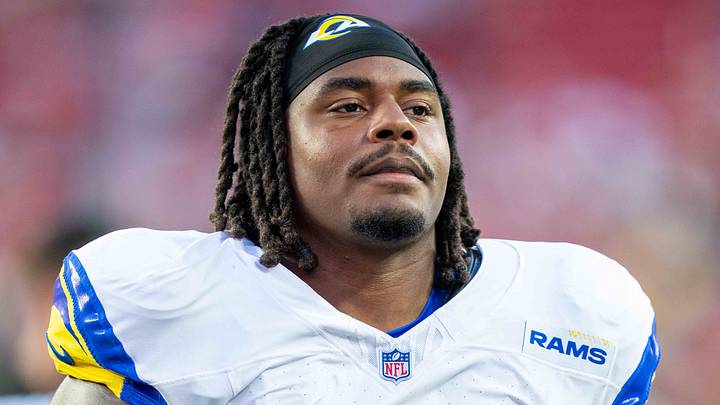 Los Angeles Rams defensive tackle Ty Hamilton. Los Angeles Rams defensive tackle Ty Hamilton.