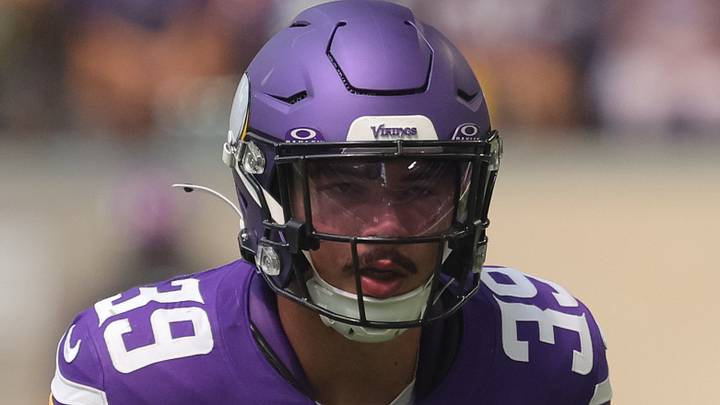 Minnesota Vikings rookie safety Jacob Thomas Minnesota Vikings rookie safety Jacob Thomas