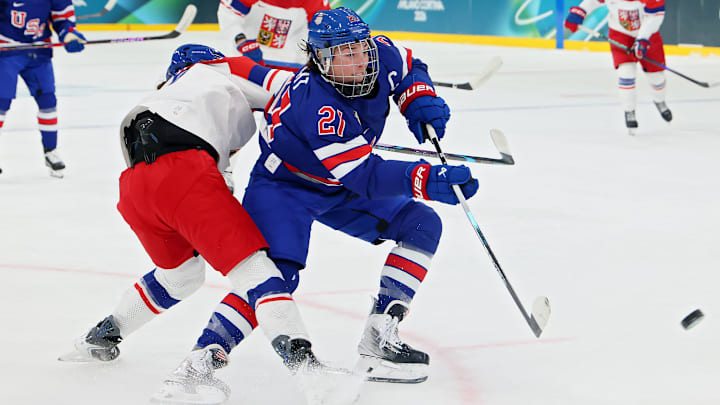 At the Milan Cortina Games, Hilary Knight has the chance to tie an Olympic hockey record with her fifth medal.
