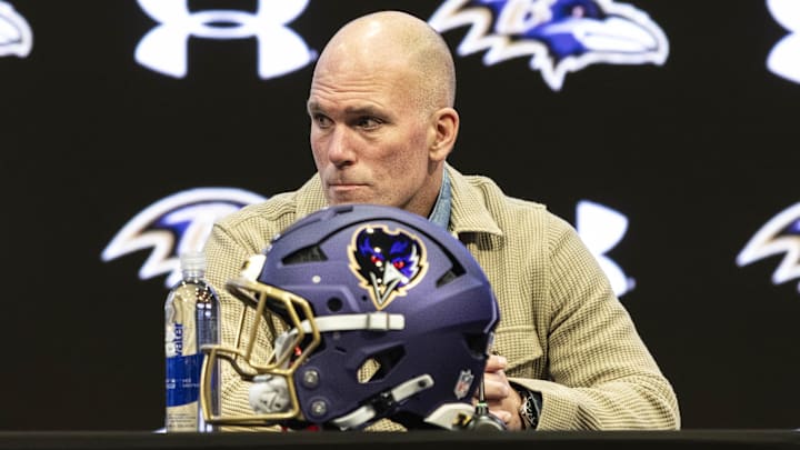 Baltimore Ravens general manager Eric DeCosta