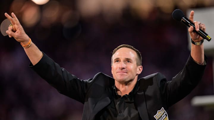 Former Saints quarterback Drew Brees is eligible for the Pro Football Hall of Fame this upcoming year.