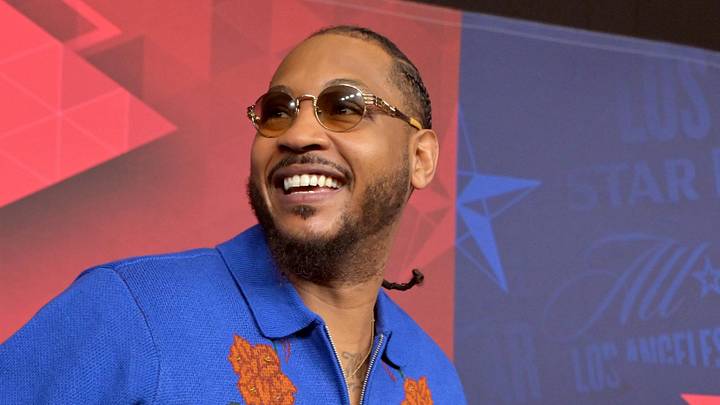 Feb 15, 2026; Los Angeles, CA, USA; Carmelo Anthony on the red carpet before the 75th NBA All Star Game at Intuit Dome. Mandatory Credit: Jayne Kamin-Oncea-Imagn Images Feb 15, 2026; Los Angeles, CA, USA; Carmelo Anthony on the red carpet before the 75th NBA All Star Game at Intuit Dome. Mandatory Credit: Jayne Kamin-Oncea-Imagn Images