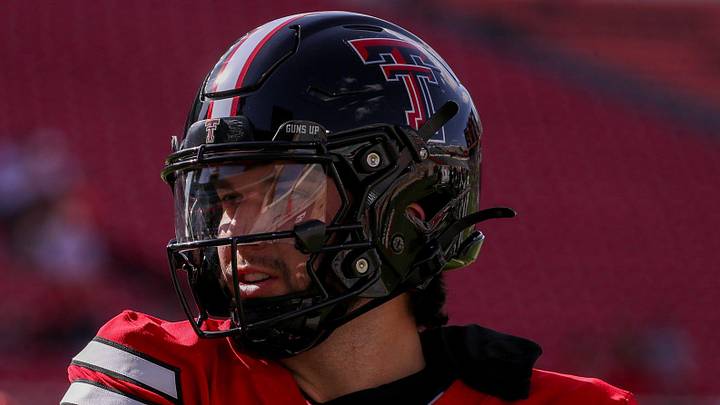 Texas Tech's Brendan Sorsby goes through warmups before the spring football game, Friday, April 17, 2026, at Jones AT&T Stadium. Texas Tech's Brendan Sorsby goes through warmups before the spring football game, Friday, April 17, 2026, at Jones AT&T Stadium.