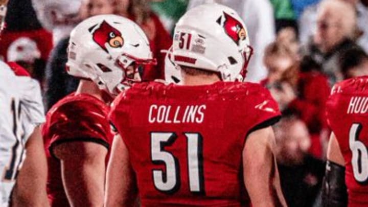 Louisville offensive lineman Austin Collins Louisville offensive lineman Austin Collins
