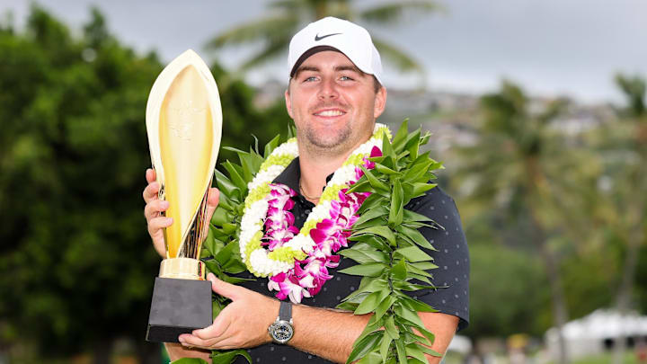 Chris Gotterup won the Sony Open in Hawaii to become the first winner of the season.  