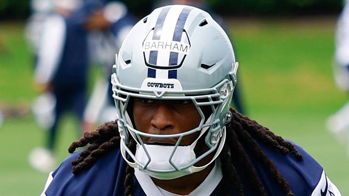 Dallas Cowboys linebacker Jaishawn Barham Dallas Cowboys linebacker Jaishawn Barham