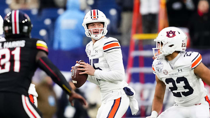Auburn Tigers quarterback Hank Brown is scheduled to start against New Mexico in place of Payton Thorne. Auburn Tigers quarterback Hank Brown is scheduled to start against New Mexico in place of Payton Thorne.