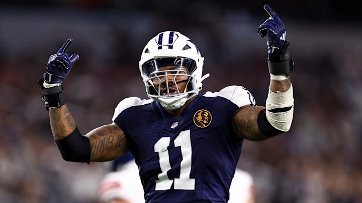 Dallas Cowboys edge rusher Micah Parsons Dallas Cowboys edge rusher Micah Parsons