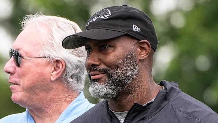 Detroit Lions head coach Dan Campbell. Detroit Lions head coach Dan Campbell.