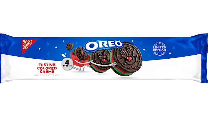 Oreo Festive Cookies come in five holiday designs