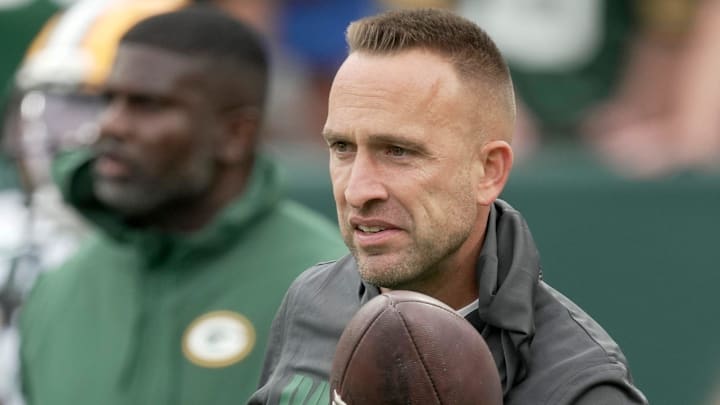 Green Bay Packers defensive coordinator Jeff Hafley 