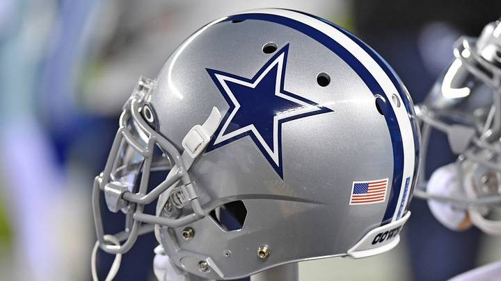 Dallas Cowboys helmet; Eric Hartline