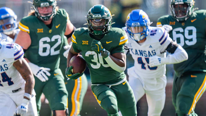 Baylor RB Bryson Washington was the only Bear to crack the top 10 power rankings 