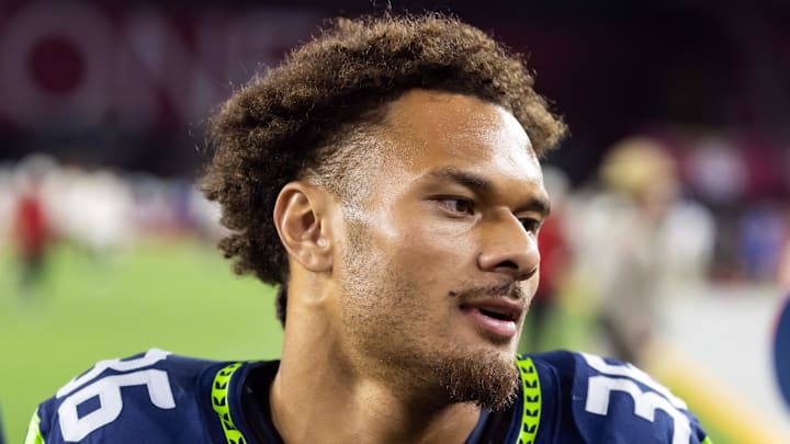 Seattle Seahawks running back George Holani against the Arizona Cardinals.