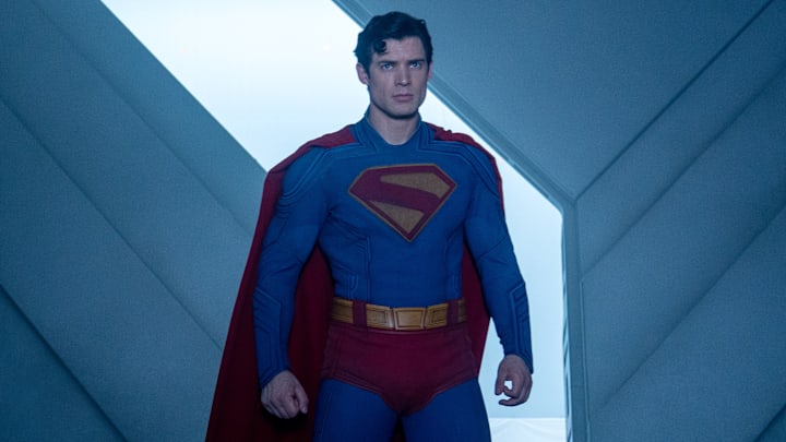 DAVID CORENSWET as Superman in DC Studios’ and Warner Bros. Pictures’ “SUPERMAN,” a Warner Bros. Pictures release. Photo Credit: Jessica Miglio. Copyright: © 2025 Warner Bros. Ent. All Rights Reserved. TM & © DC
