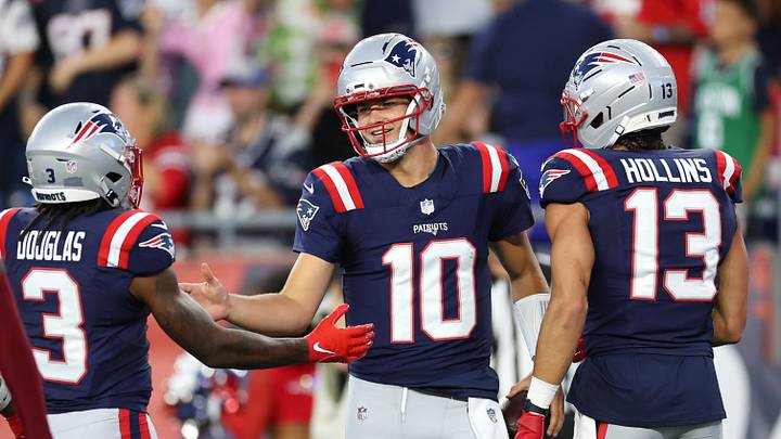 New England Patriots quarterback Drake Maye New England Patriots quarterback Drake Maye