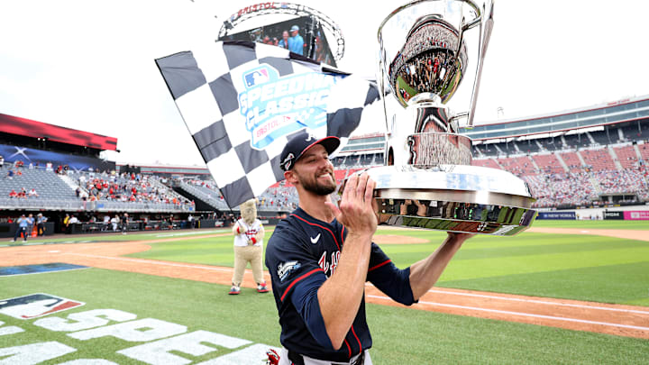 MLB Speedway Classic: Atlanta Braves v Cincinnati Reds MLB Speedway Classic: Atlanta Braves v Cincinnati Reds