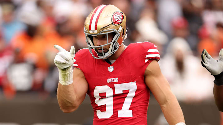 San Francisco 49ers defensive end Nick Bosa
