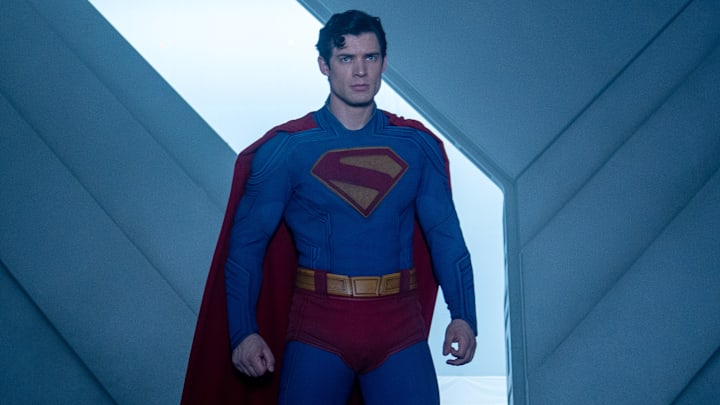 DAVID CORENSWET as Superman in DC Studios’ and Warner Bros. Pictures’ “SUPERMAN,” a Warner Bros. Pictures release. Photo Credit: Jessica Miglio. Copyright: © 2025 Warner Bros. Ent. All Rights Reserved. TM & © DC