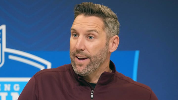 Washington Commanders general manager Adam Peters Mandatory Credit: Kirby Lee-Imagn Images Washington Commanders general manager Adam Peters Mandatory Credit: Kirby Lee-Imagn Images