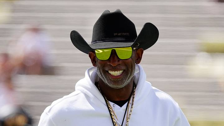 Sep 12, 2026; Boulder, Colorado, USA; Colorado Buffaloes head coach Deion Sanders before the game against Weber State at Folsom Field. Sep 12, 2026; Boulder, Colorado, USA; Colorado Buffaloes head coach Deion Sanders before the game against Weber State at Folsom Field.