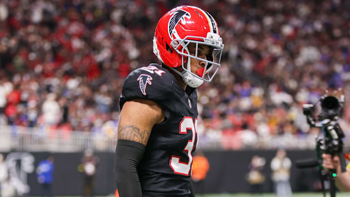 Atlanta Falcons safety Xavier Watts 