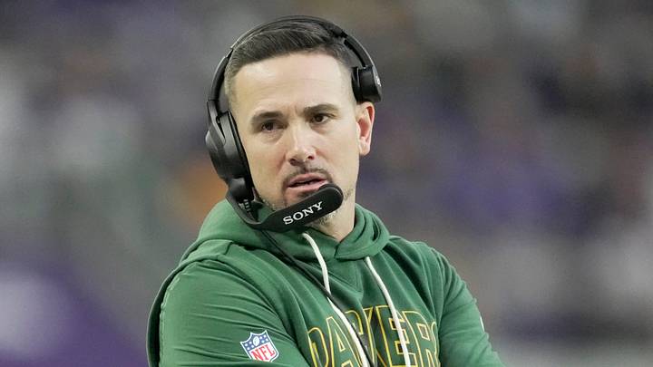Green Bay Packers head coach Matt Lafleur