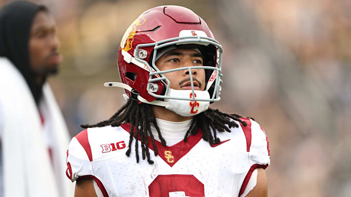 Southern California Trojans wide receiver Makai Lemon Southern California Trojans wide receiver Makai Lemon