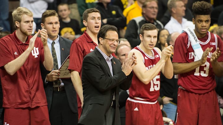 Former Indiana basketball coach Tom Crean during a win over Iowa at Carver-Hawkeye Arena in 2016. Former Indiana basketball coach Tom Crean during a win over Iowa at Carver-Hawkeye Arena in 2016.