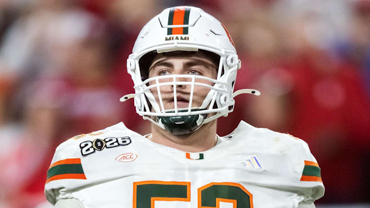 Former Miami Hurricanes offensive lineman James Brockermeyer.