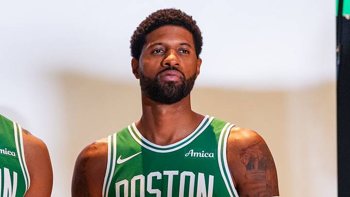 Sep 28, 2026; Boston, MA, USA; Boston Celtics forward/guard Jayson Tatum (0) with forward Paul George (13) during media day at Auerbach Center. Mandatory Credit: David Butler II-Imagn Images Sep 28, 2026; Boston, MA, USA; Boston Celtics forward/guard Jayson Tatum (0) with forward Paul George (13) during media day at Auerbach Center. Mandatory Credit: David Butler II-Imagn Images