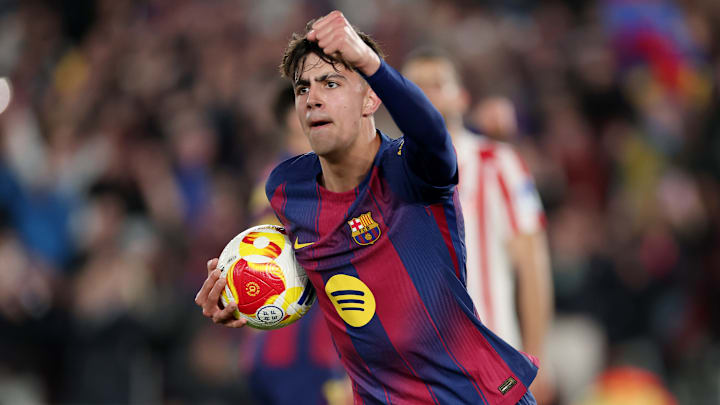 Marc Bernal marcó un doblete frente al Atlético de Madrid en la vuelta de la Copa del Rey Marc Bernal marcó un doblete frente al Atlético de Madrid en la vuelta de la Copa del Rey