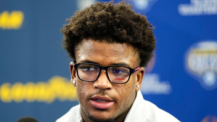 Dallas Cowboys defensive back Caleb Downs