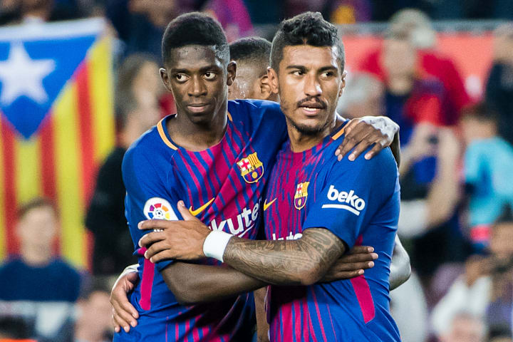 Paulinho and Ousmane Dembele.