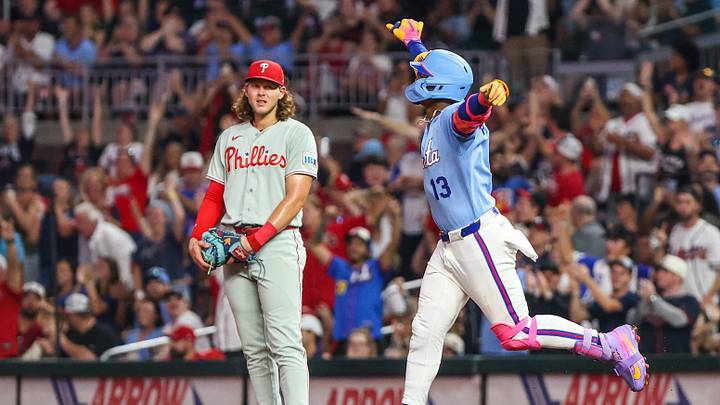 The Phillies and Braves will square off in the NL wild-card series. The Phillies and Braves will square off in the NL wild-card series.