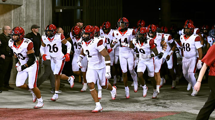 Sep 6, 2025; Pullman, Washington, USA; San Diego State Aztecs.