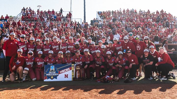 Nebraska's on to the Women's College World Series after dominating 8-1 and 9-1 wins over Oklahoma State. Nebraska's on to the Women's College World Series after dominating 8-1 and 9-1 wins over Oklahoma State.